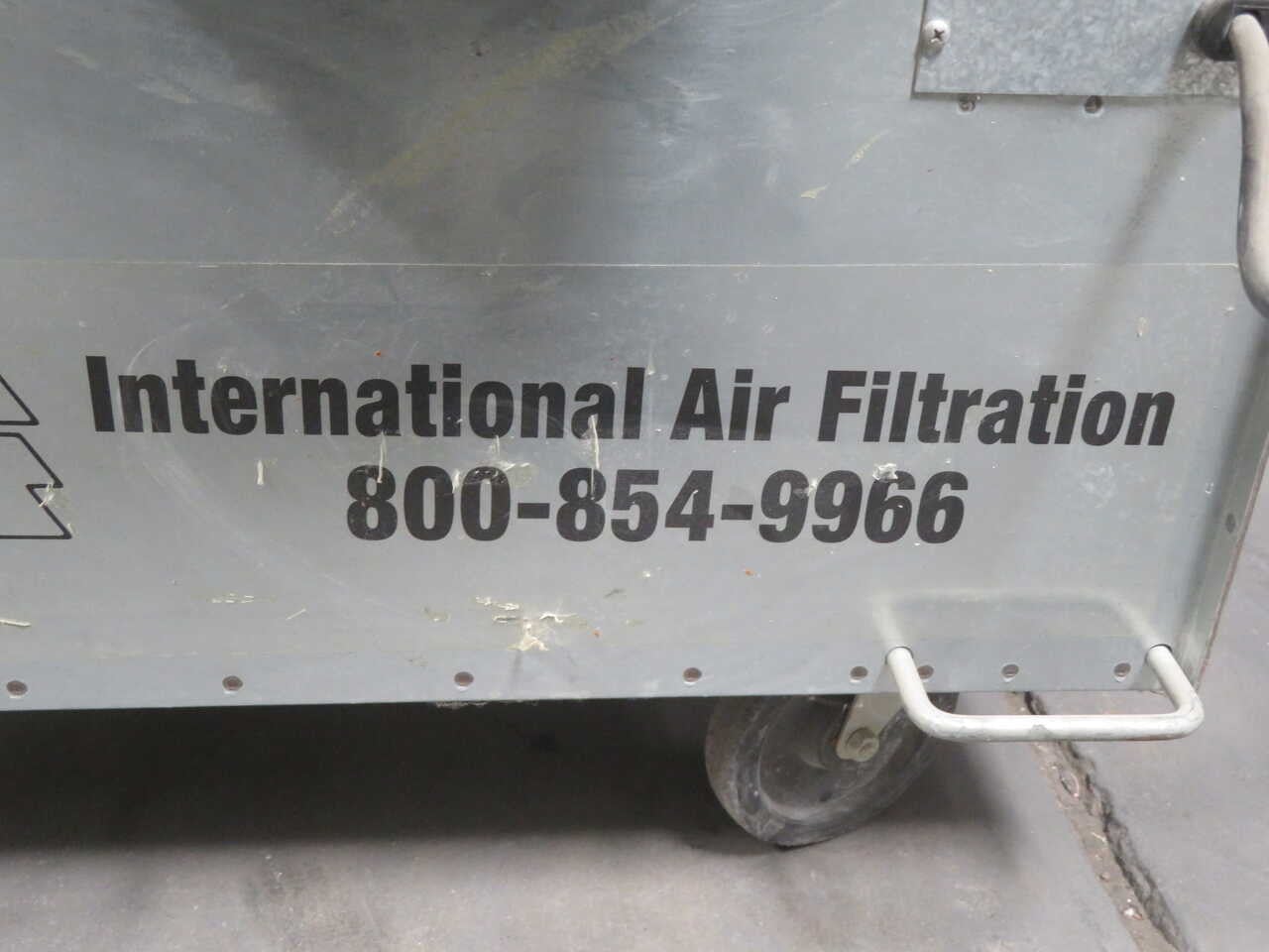 International Air Filtration #DASH-20, Portable HEPA Air Filtration/Negative Air Machine - Image 8