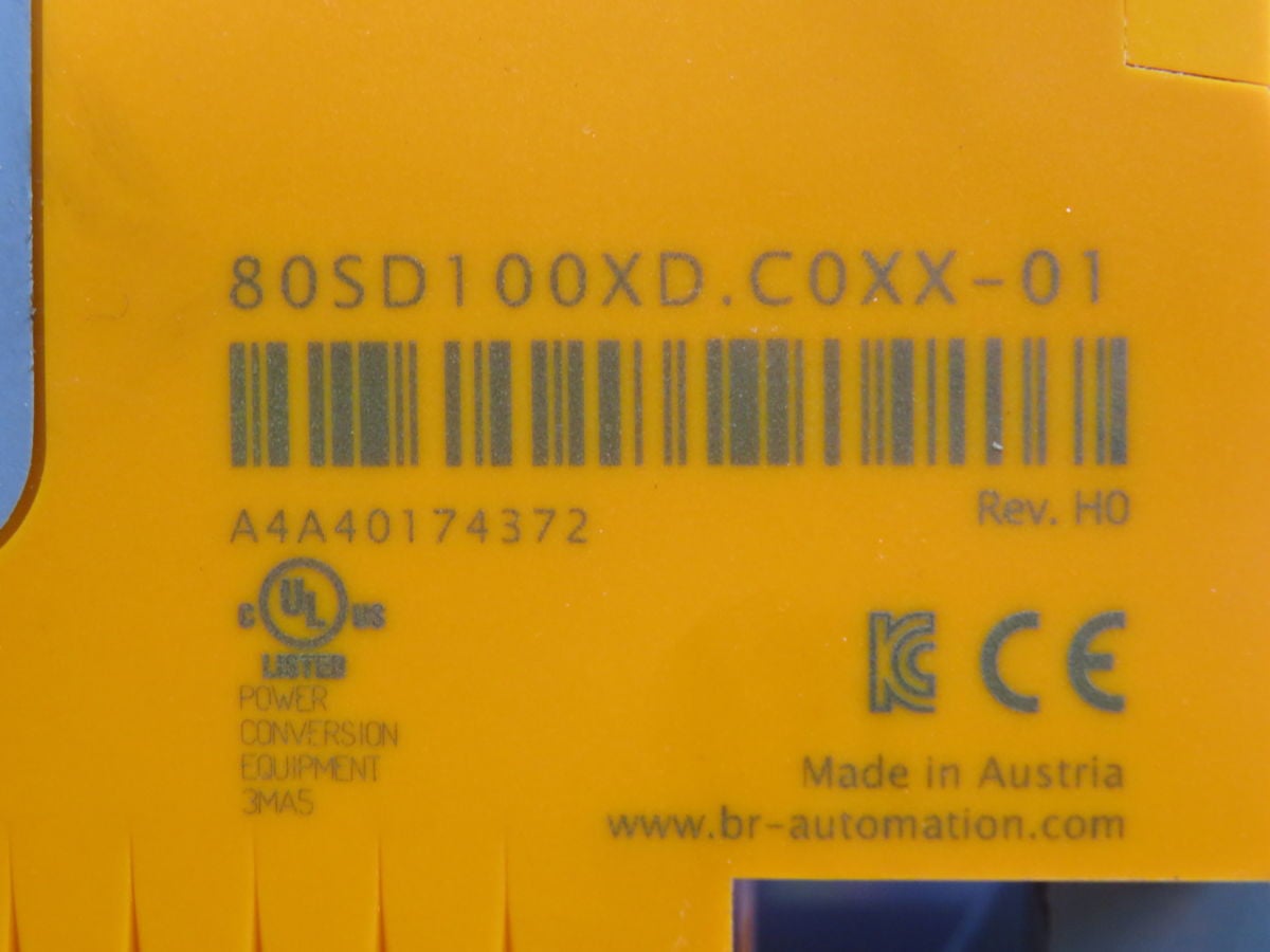 B & R #80SD100XD.COXX-01, Stepper Motor Module - Image 4