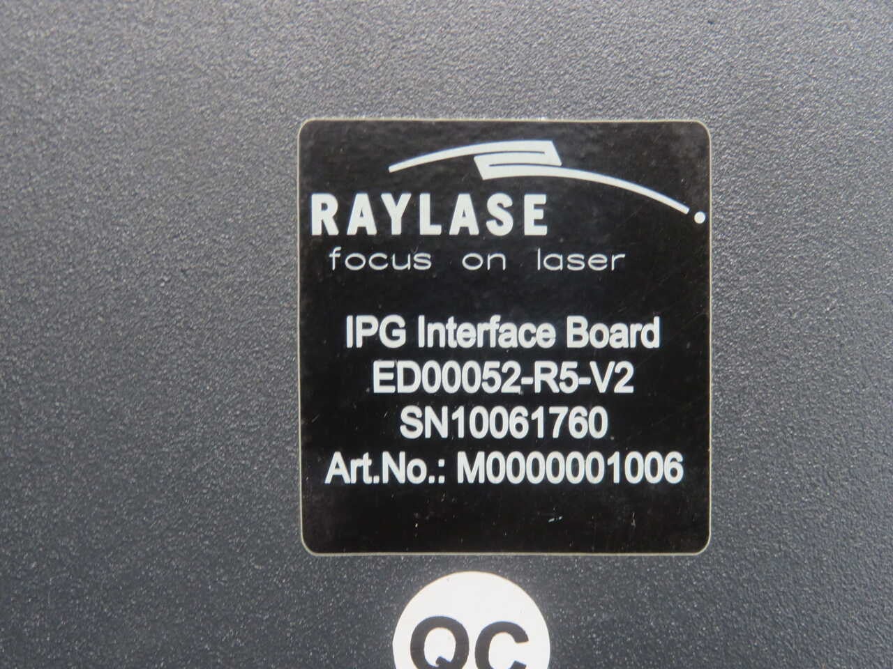 Raylase #ED00052-R5-V2, Galvanometer Laser Scan Head Assembly - Image 7