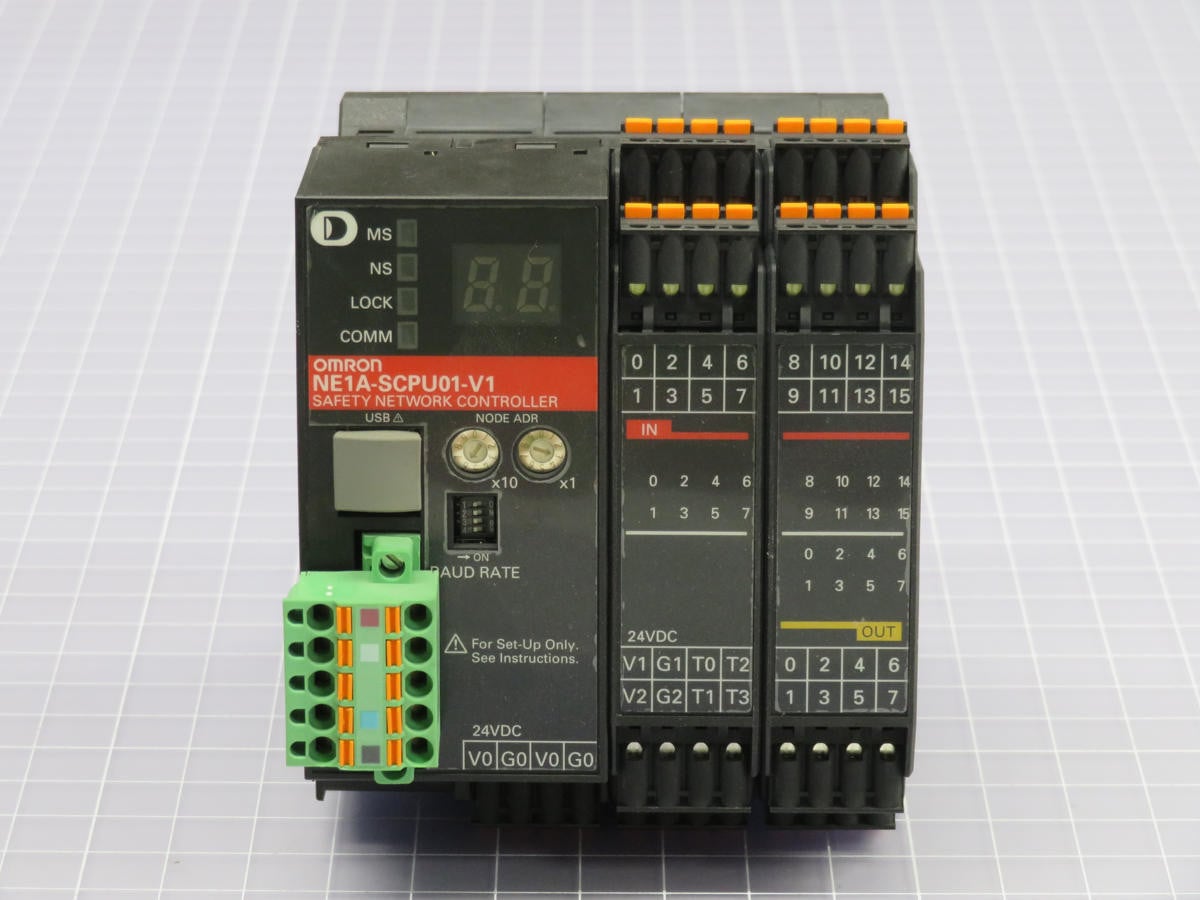 Omron #NE1A-SCPU01-V1, Safety Network Controller - Image 2