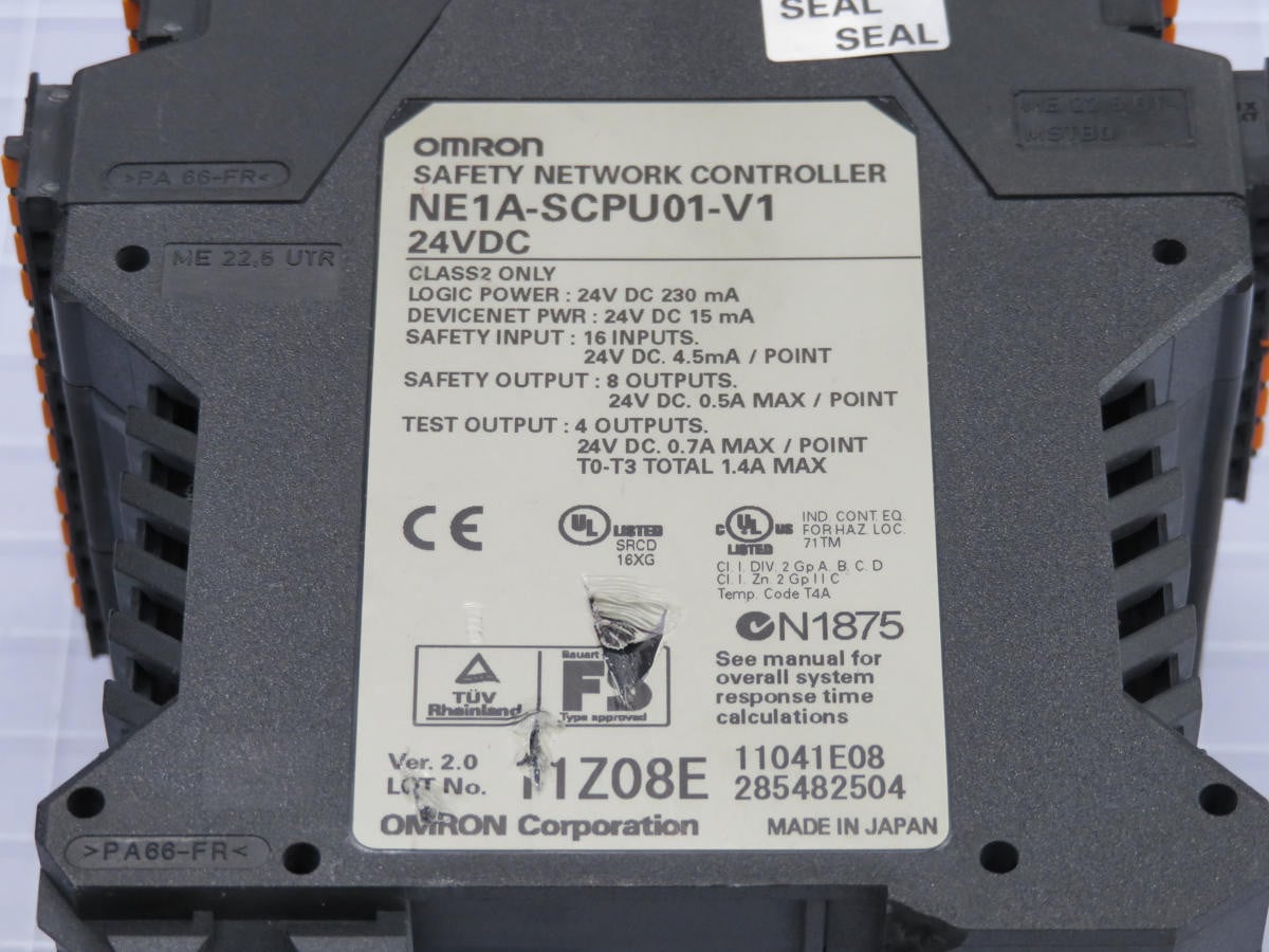 Omron #NE1A-SCPU01-V1, Safety Network Controller - Image 6