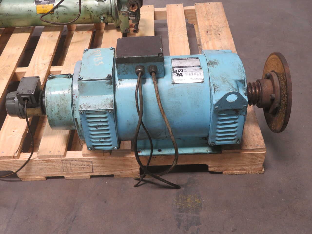 3 HP KW RPM 1780 Thrige-Titan #LAK-132-B, 310 Volts, DC Shunt Motor, Class F 2 available) - Image 4
