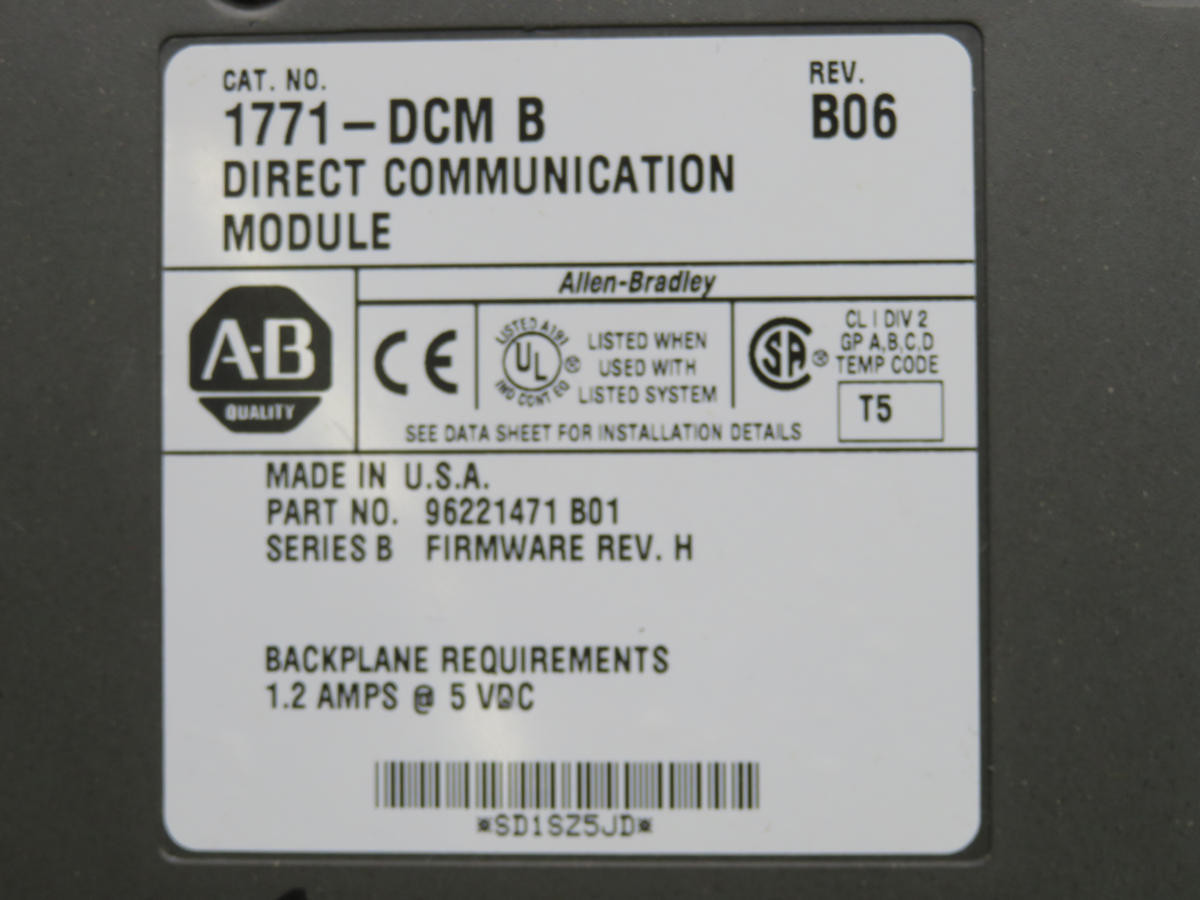 Allen-Bradley #1771-DCM, Direct Communication Module, Series B - Image 3
