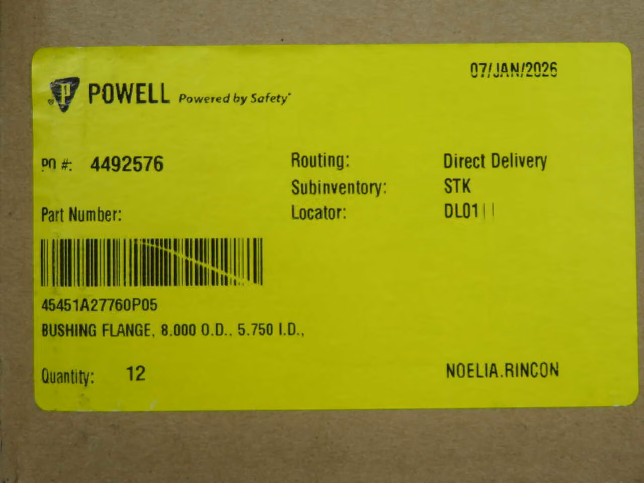 Powell #45451A27760P05, Flange Bushing, LOT of 12 - Image 6