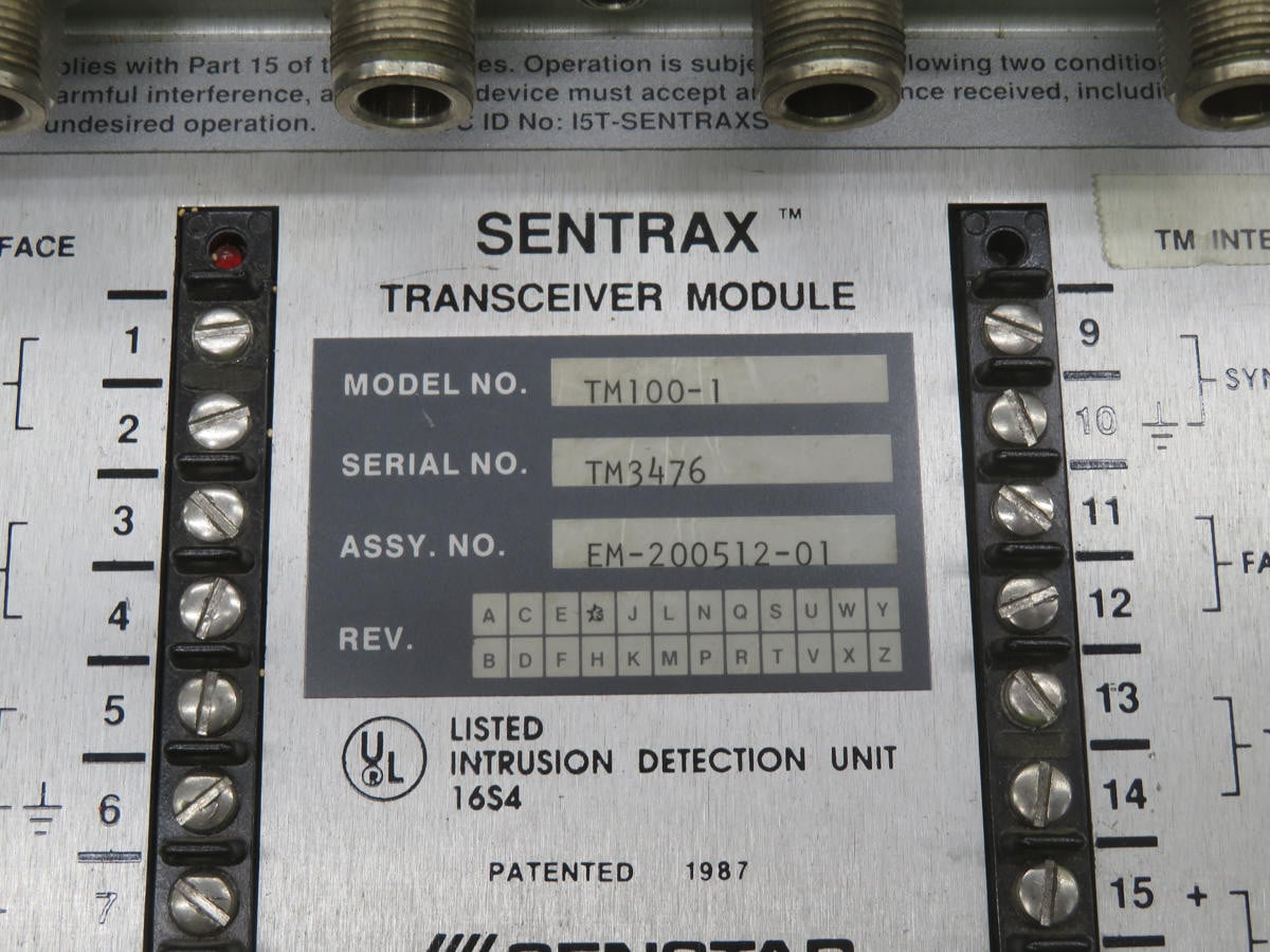 Sentrax #TM100-1, Transceiver Module - Image 4