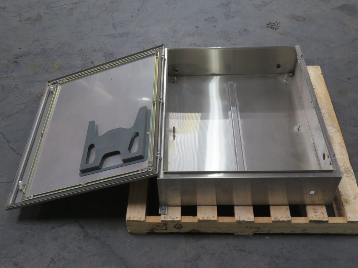 Hoffman #A-160, Stainless Steel Industrial Control Panel Enclosure - Image 2