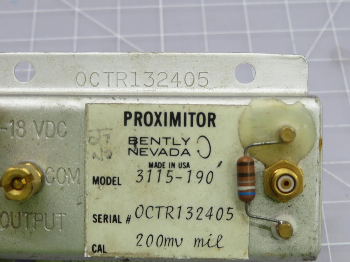 Bently Nevada #3115-190, Proximitor Transducer - Image 4