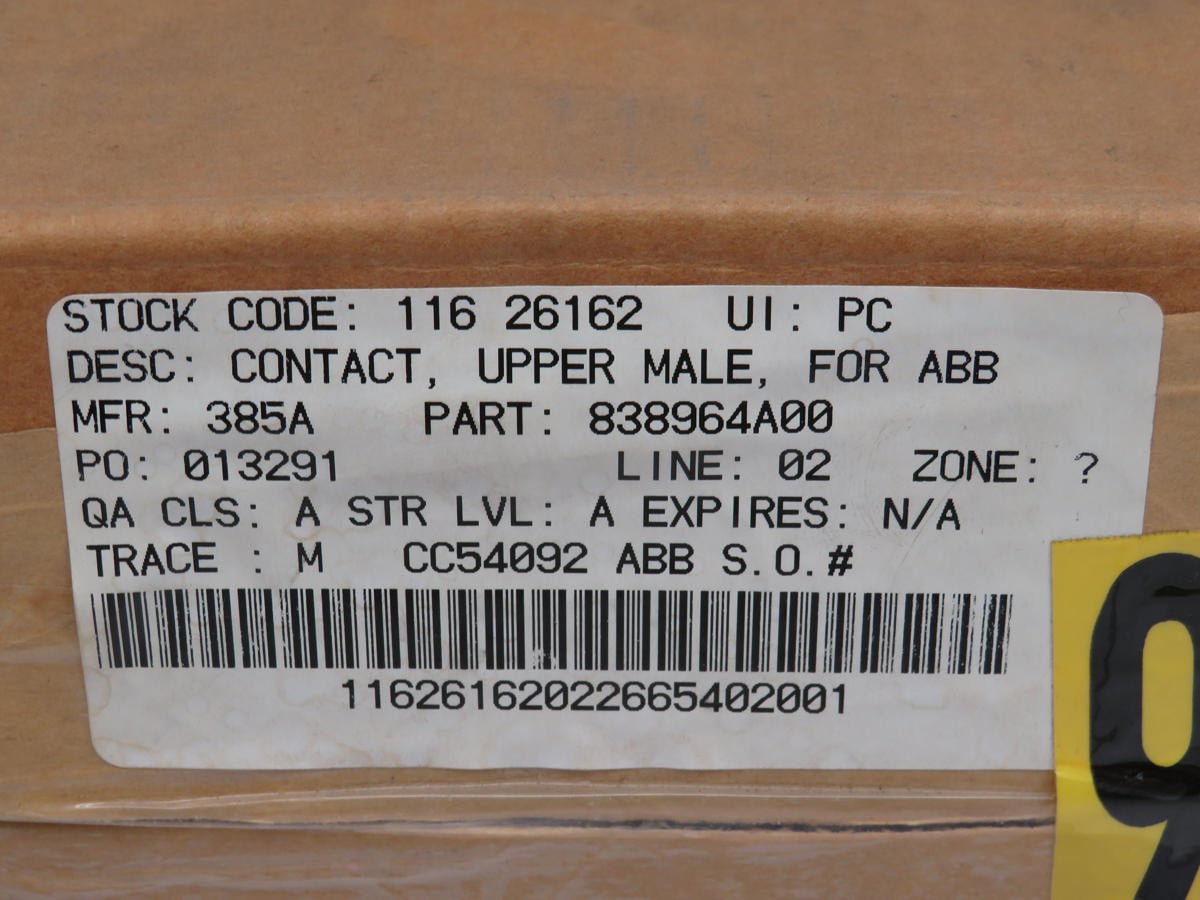 ABB #838964A00, Contact Upper Male - Image 5