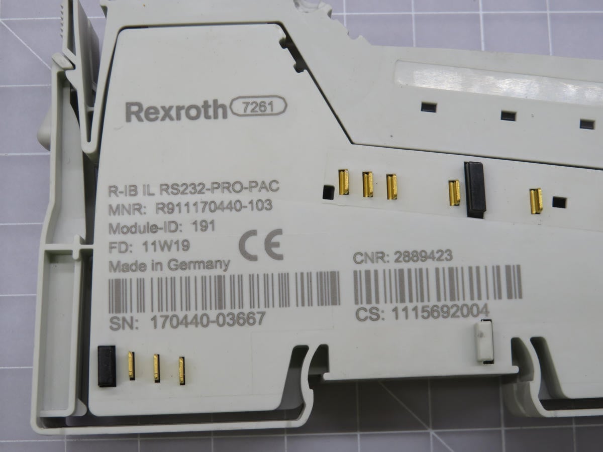 Rexroth #R911170440, Clamp Terminal Module - Image 4