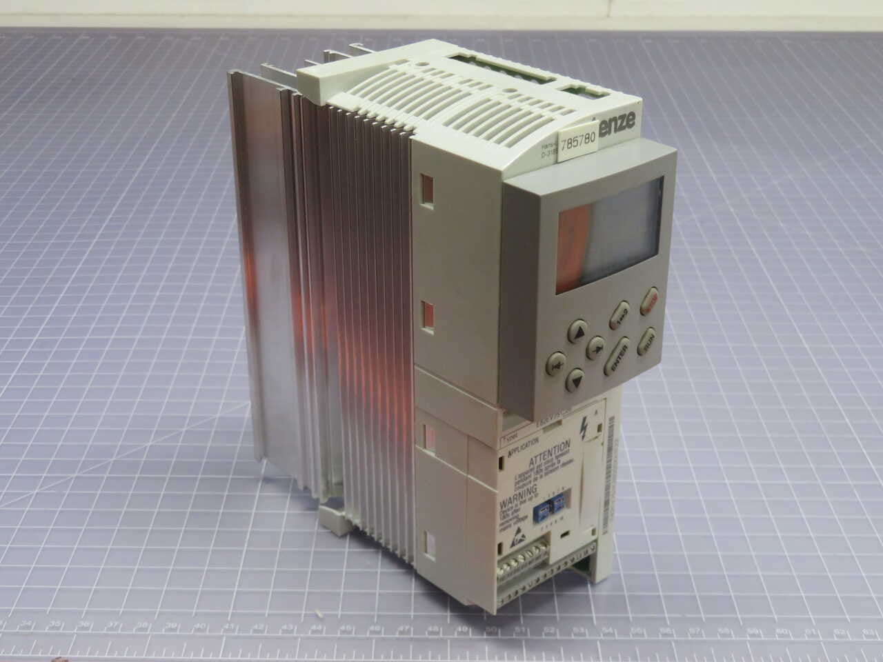 1 HP Lenze #E82EV751_2B, 8200 Vector Frequency Inverter, 0.75 KW, 240 Volts - Image 5