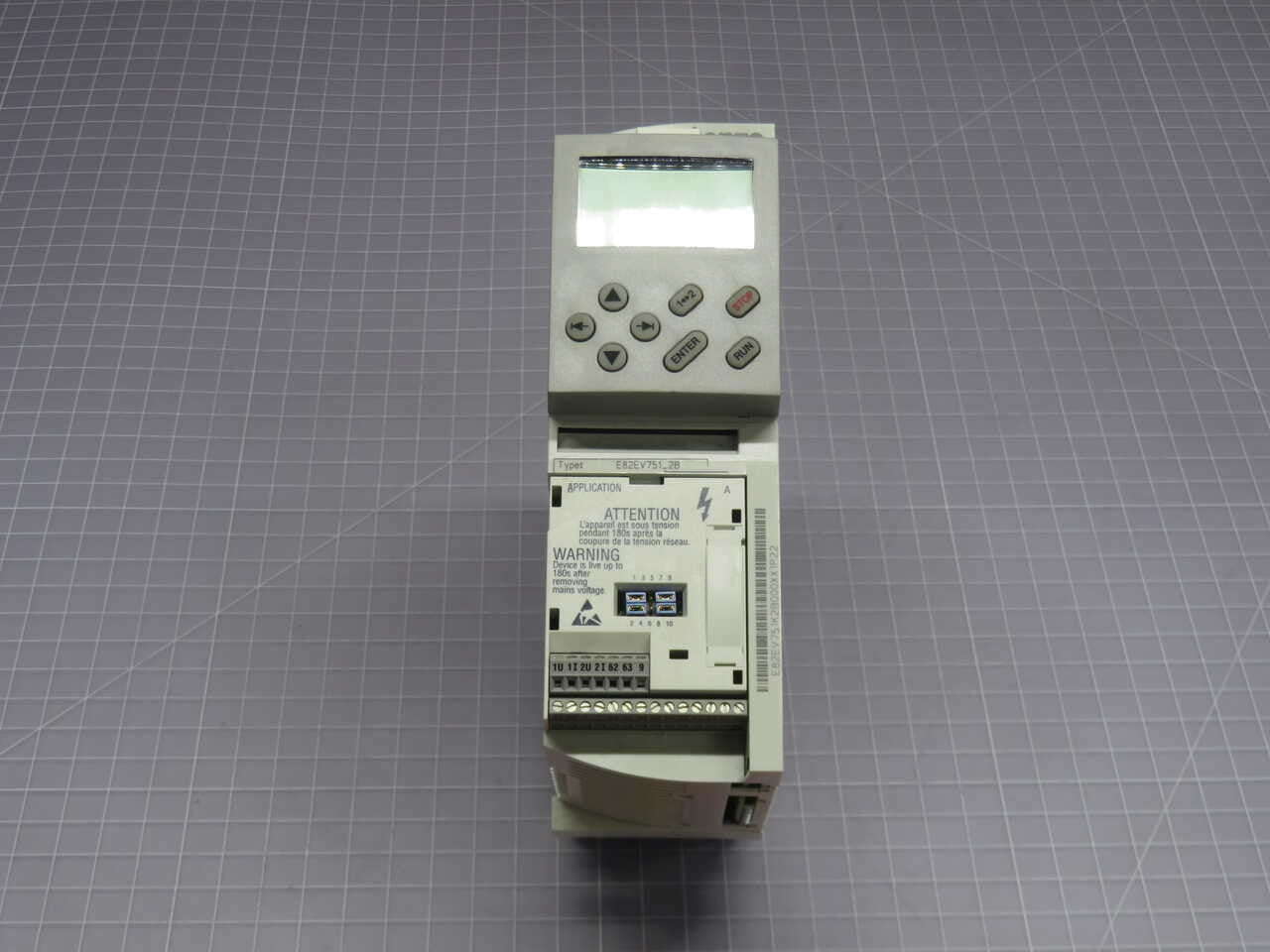 1 HP Lenze #E82EV751_2B, 8200 Vector Frequency Inverter, 0.75 KW, 240 Volts - Image 6