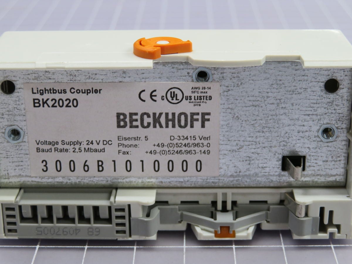 Beckhoff #BK2020, Lightbus Bus Coupler - Image 3