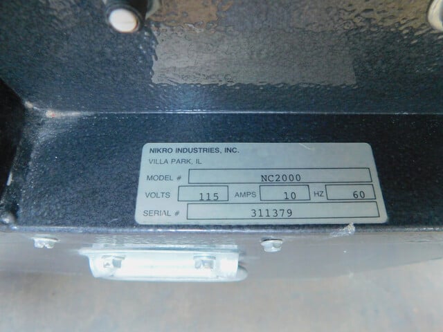 Nikro #NC2000, Portable Air Scrubber, 2000 CFM, AS IS - Image 5