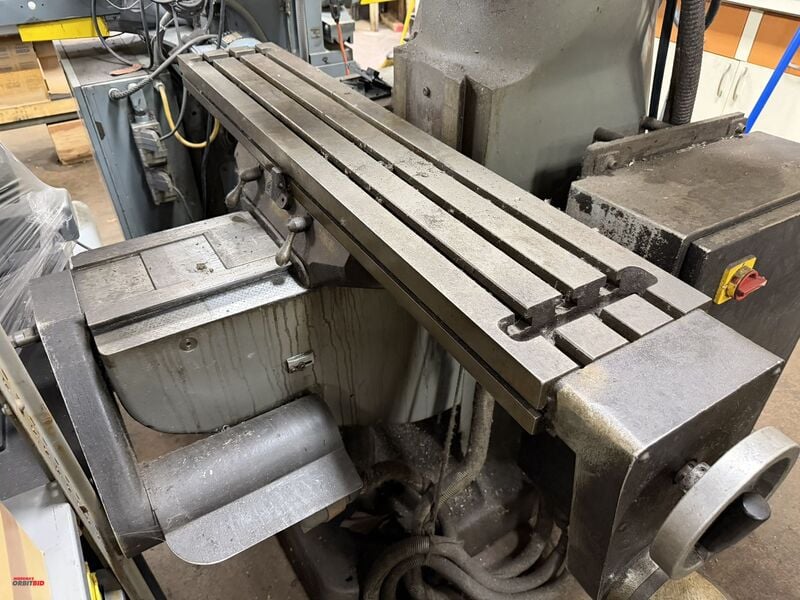 Bridgeport, CNC Vertical Mill, 9" x 48" table, 3 HP, 60-4200 RPM spindle, power chuck, Anilam Series 1100 - Image 3
