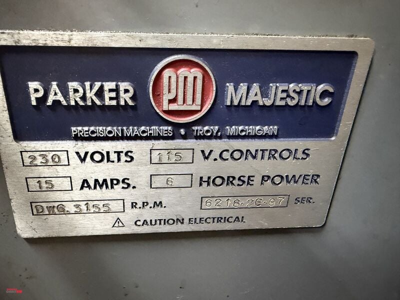 Parker Majestic #2C, Universal ID/OD Cylindrical Grinder, 5" x 50" table, 1750 RPM spindle, 1000 RPM work - Image 6