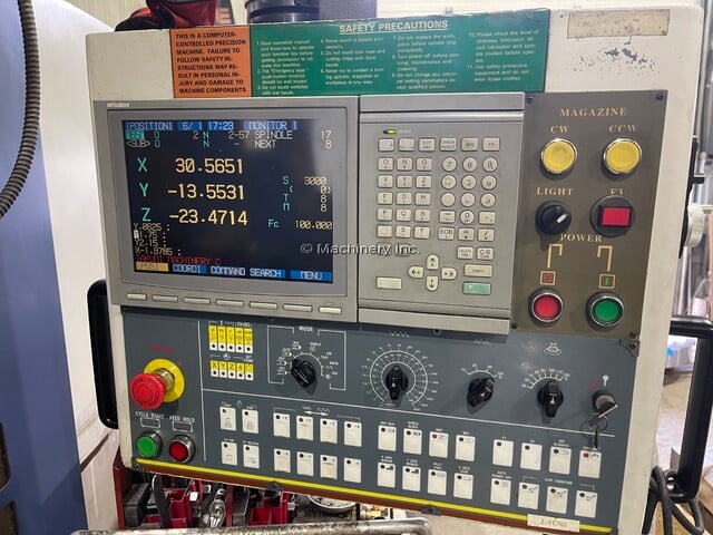 Takumi #V11A, CNC vertical machining center, 43" X, 22" Y, 26" Z, 53" x 25" table, 10000 RPM, 24 automatic - Image 3