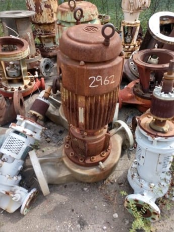 373 GPM @ 85' TDH, Union, 4x6x10A VLK Stainless Steel, 1760 RPM, #2962 - Image 2