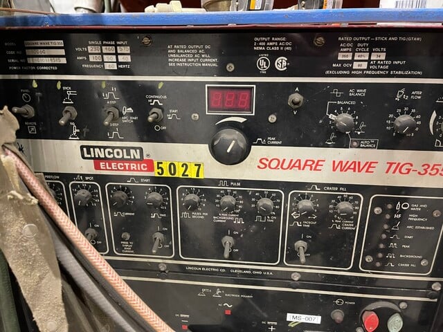 Lincoln #Square-Wave-TIG-355, tig welder (2 available) - Image 3