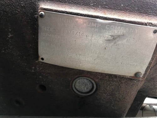 450 GPM @ 500' TDH, Union, 3x4x14 HHS Stainless Steel, 3560 RPM - Image 4