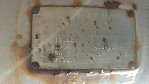 950 GPM @ 150' TDH, Goulds #3196, 4x6x13, 1780 RPM, #1860 - Image 1