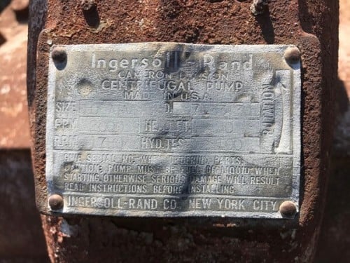 2000 GPM @ 90' TDH, Ingersoll-Rand #10 ALVS, 1760 RPM, #536 - Image 1
