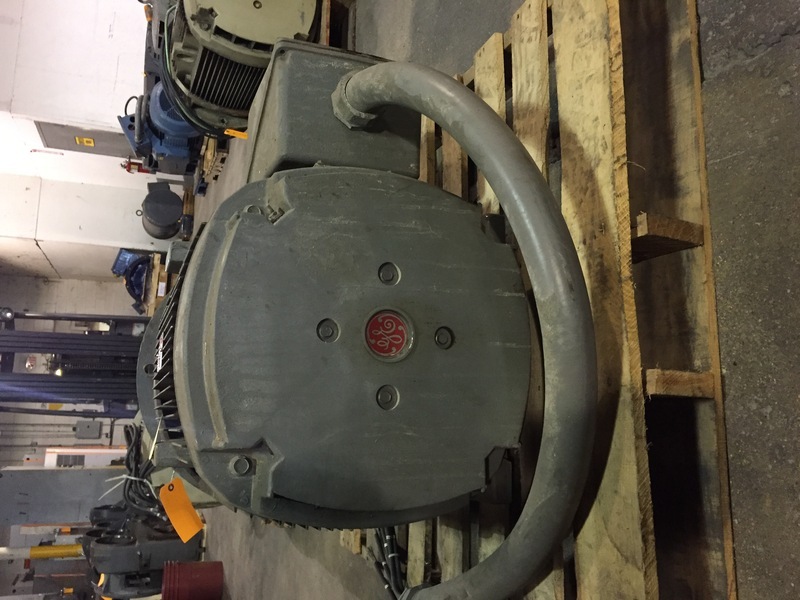 125 HP 1780 RPM General Electric, Frame 405TSD, ODP, 146 amp, 460 Volts - Image 3