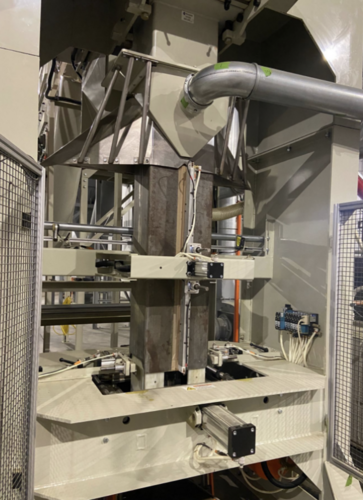 Rethceif Packaging #RethPack-VC-3030, Vertical Compression Bagger, live bottom metering bin w/ fire explosion - Image 7