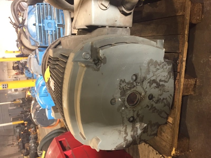 150 HP 1790 RPM General Electric, Frame 445TSD, ODP, 170 amp, 460 Volts - Image 3