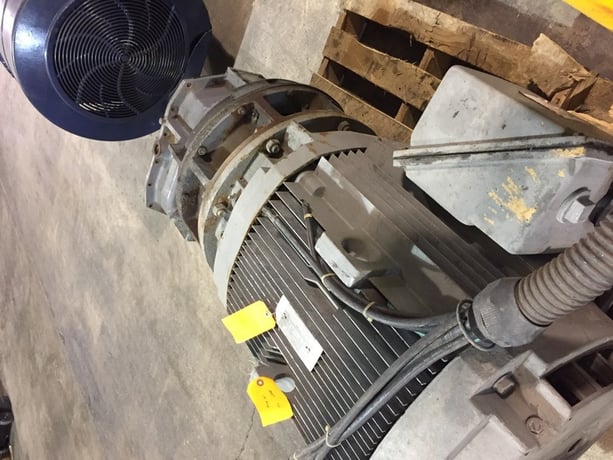 150 HP 1780 RPM General Electric, Frame 444TSD, ODP, 170 amp, 460 Volts - Image 6