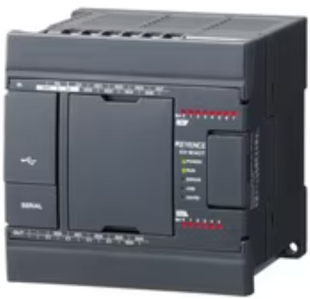 Keyence KV-N14DT Base Unit, DC Power Supply Type, Input 8 Points/Output 6 Points [Refurbished] - Image 1