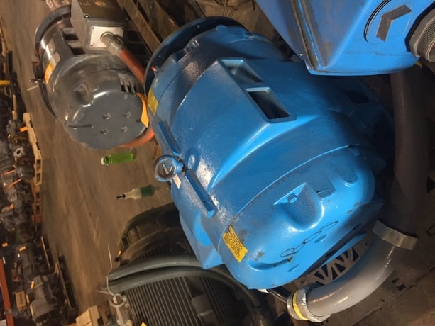 125 HP 3570 RPM Baldor, Frame 404TSC, ODP, 137 amp, 460 Volts (3 available) - Image 6