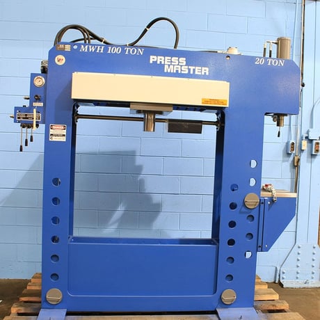 100 Ton, Press Master #HFBP-100/20MWH, H-frame, 16" stroke, 10 HP, #156251 - Image 2