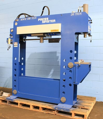 100 Ton, Press Master #HFBP-100/20MWH, H-frame, 16" stroke, 10 HP, #156251 - Image 3
