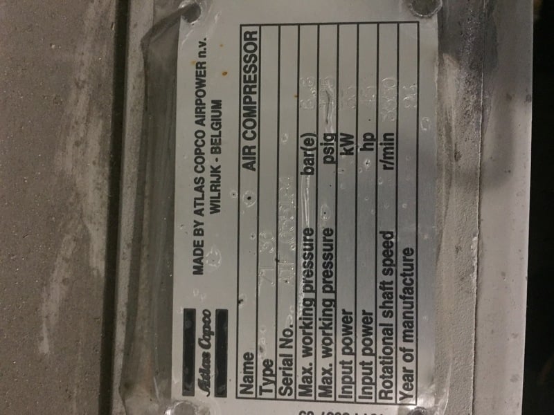 40 HP 3545 RPM Siemens, Frame 200L, TEFC, 46 amp, 460 Volts - Image 2