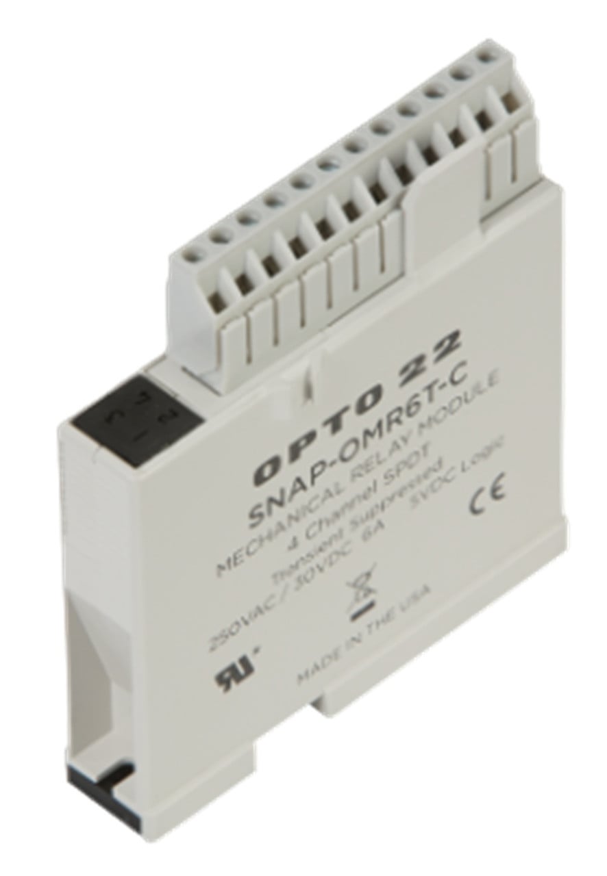 Opto 22 SNAP-OMR6T-C Isolated 4-Channel Power Relay Output Module [New] - Image 1