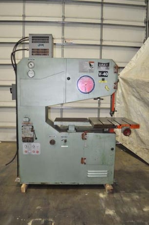41" x 13" Dake Johnson #V-40, 26-3/8" x 26-3/8"T-Slotted work height, 2.2 HP,good, 1987 - Image 1