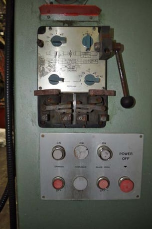 41" x 13" Dake Johnson #V-40, 26-3/8" x 26-3/8"T-Slotted work height, 2.2 HP,good, 1987 - Image 3