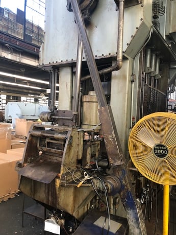 250 Ton, Minster #E2-250, 1.5" stroke, 18" Shut Height, 125-250 SPM, air clutch & brake - Image 4
