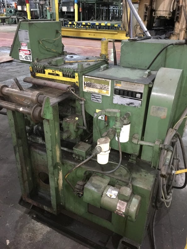 10" x .045" Herr Voss #VMLB14/1.156-17/2 4H LH, 10" face rolls, 200 FPM,s/n 51098-01A - Image 1