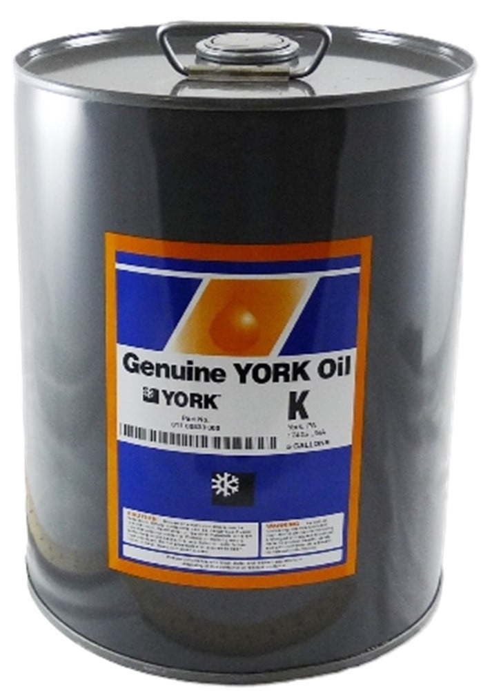 York 011-00533-000 PureOil Compressor Oil, Formulation K, 5 Gallon [New] - Image 1