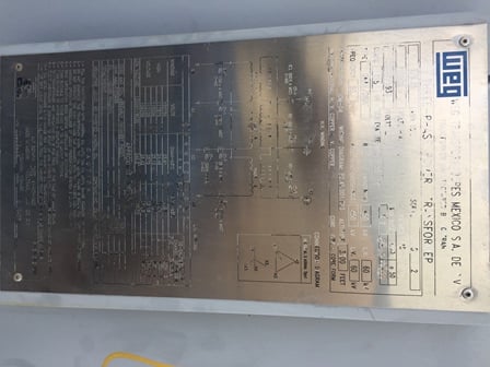 5000/6250 kVA, 115000 Delta Primary, 12000/6930 WYE Secondary, WEG Substation - Image 3