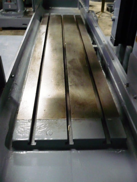 12" x 48" Gallmeyer & Livingston #65, 50" long., 14" cross, 2500 RPM, 5 HP, very good condition, 1956 - Image 4