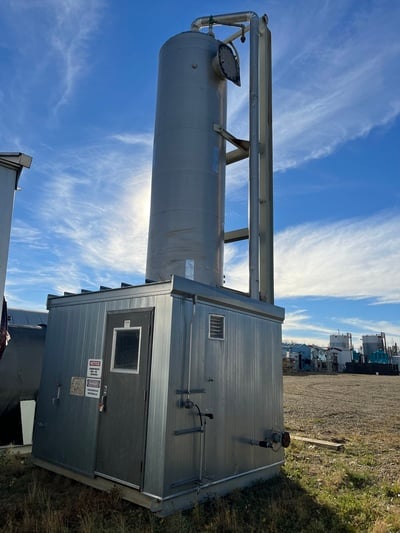 54" x 22' Cessco / Silverado, sweetening skid, 250 psi, 1972 - Image 3