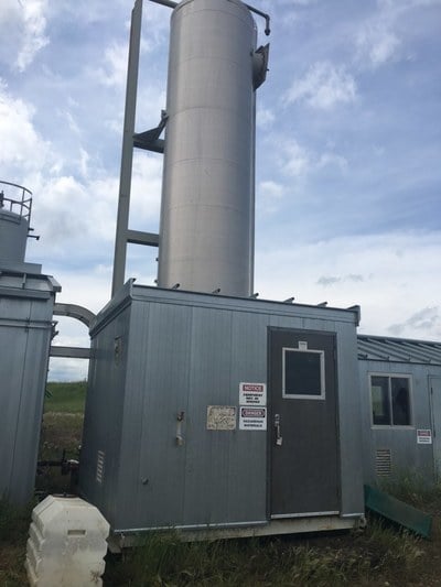 54" x 22' Cessco / Silverado, sweetening skid, 250 psi, 1972 - Image 5