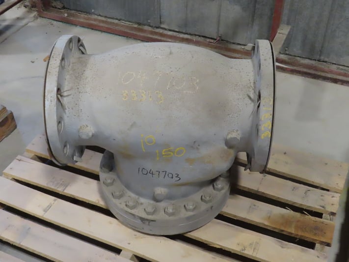 10" Nova Valve, check valve, 150# class, raised face flanged, Carbon Steel body - Image 2