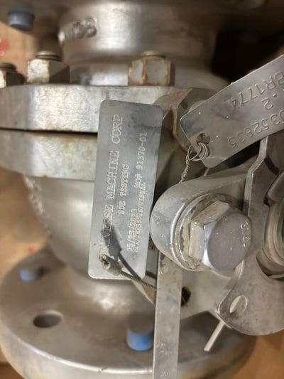 4" Kitz #300SCTDZM, ball valve, 400# class, RF flanged, WCB Carbon Steel body, 316 trim, H-PTFE seats (2 - Image 4