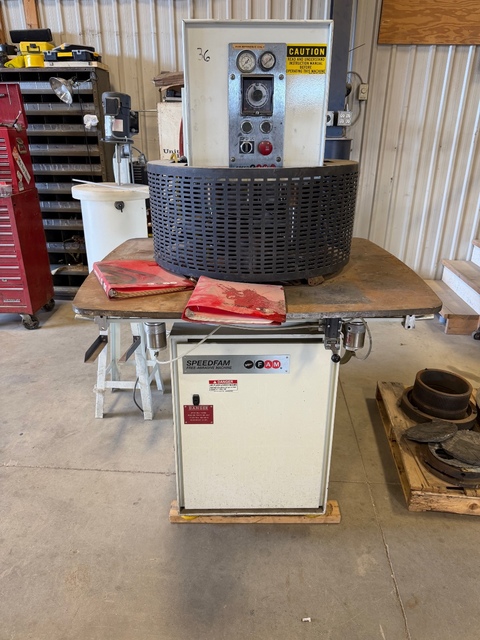 24" SpeedFam #24-BTGW, free-abrasive lapping machine, 575 V., 3 Ph. - Image 1