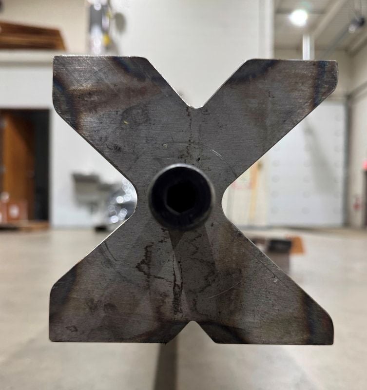 168" L, Accurpress, 4-way die, 1", 2", 3.5", 4.5" V openings - Image 3
