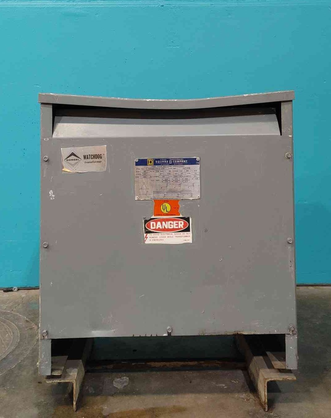30 KVA 480 Primary, 208Y/120 Secondary, Square D Sorgel #30T3HB, 80°C Low Temp Transformer - Image 1
