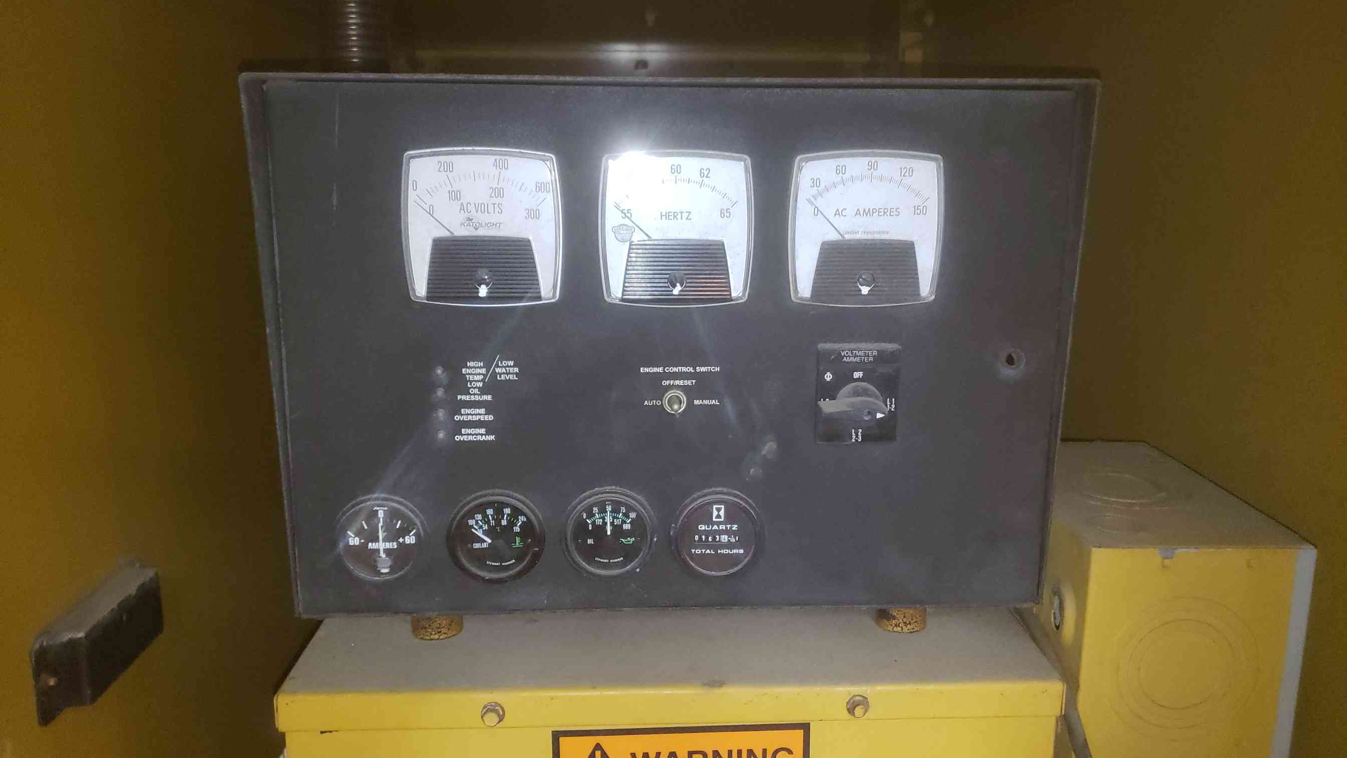 35 KW Kato light #N35FPG4, NG/LP generator set, 120/208 Volts, 1 & 3 phase, 43.75 KVA, 4.3L engine, 163 hours - Image 3
